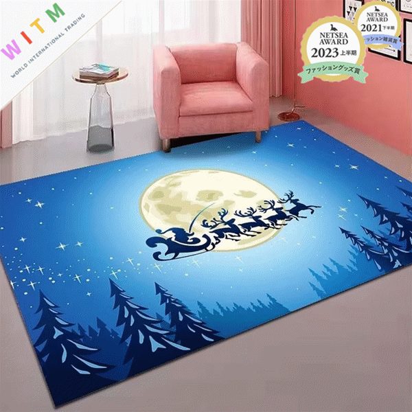 Christmas限定 玄関マット 吸水マット バスマット 40cm×60cm 滑り止め付き 丸洗い 泥落とし クリスマス