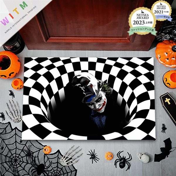 ハロウィン 玄関マット 吸水マット バスマット 40cm×60cm 滑り止め付き 丸洗い 泥除け Halloween