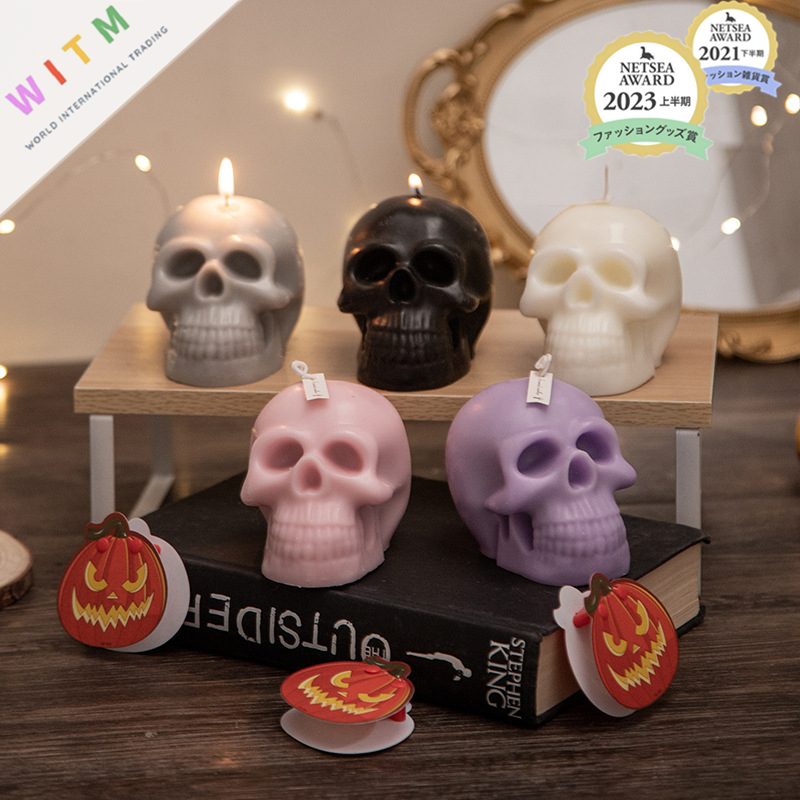 Halloween限定 ハロウィン ローソク 髑髏 カボチャ 蝋燭 フレグランス 香り ギフト 人気