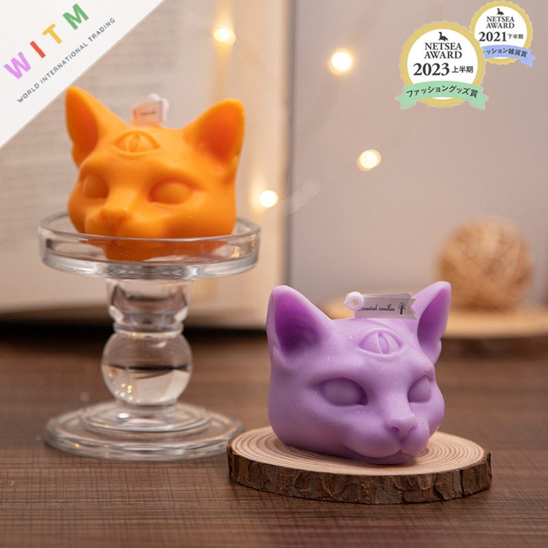 Halloween限定 ハロウィン 猫 ローソク 蝋燭 フレグランス かわいい 香り ギフト 人気