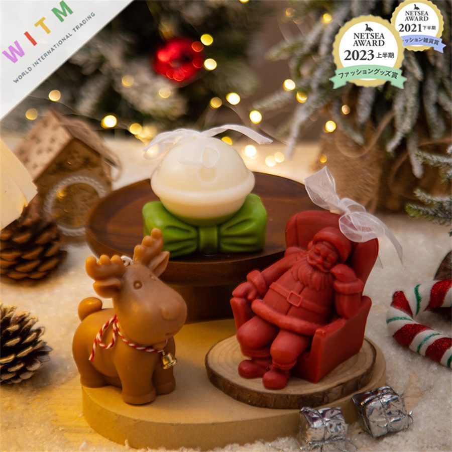 クリスマス 蝋燭 ローソク アロマキャンドル 可愛い ギフト 人気 Christmas