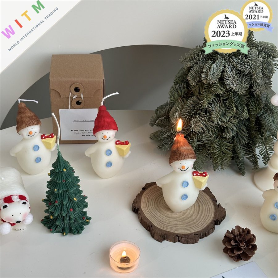 クリスマス 蝋燭 ローソク アロマキャンドル 可愛い ギフト 人気 Christmas