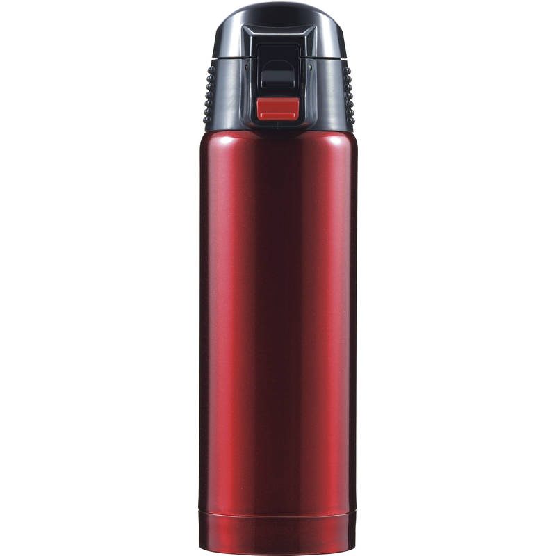 ジール 真空二重断熱構造ワンタッチ式マグボトル500mL F-2444 レッド