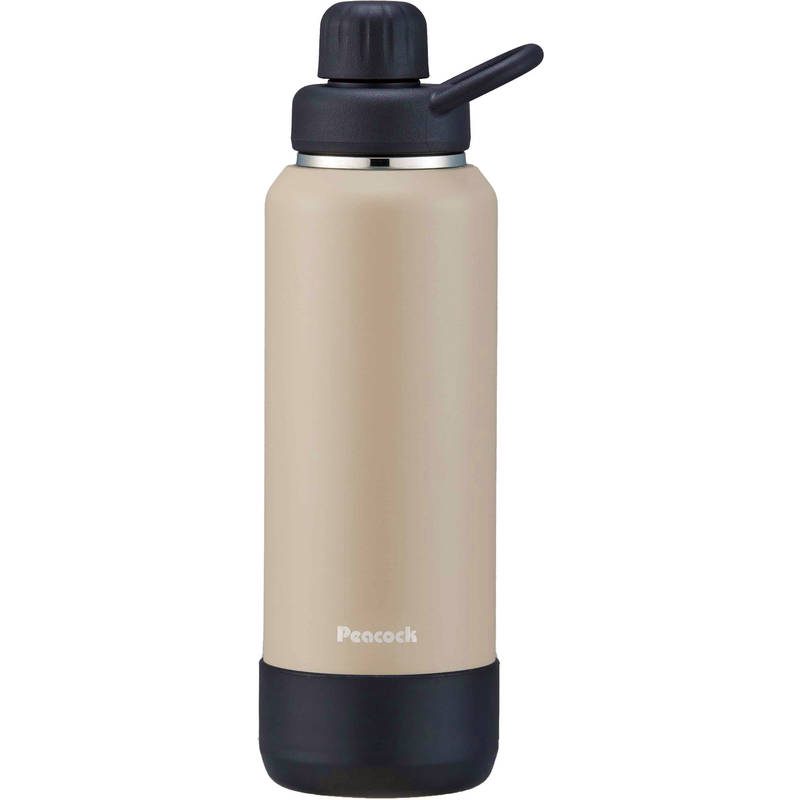 ピーコック ステンレスボトル ストレートドリンクタイプ 1L AJL-R100CA ベージュ