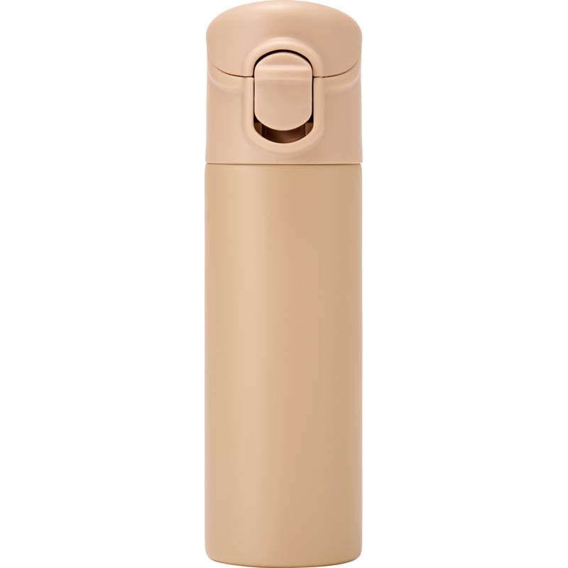 片手で飲めるワンタッチミニボトル140mL B3833 ベージュ