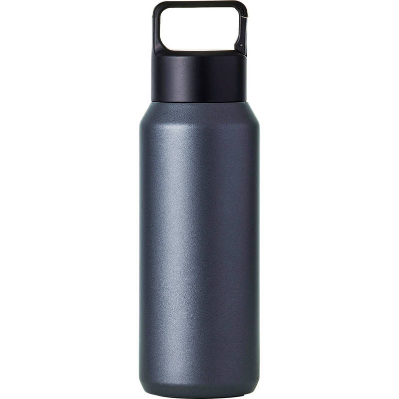真空ステンレス炭酸ボトル 600mL 0061-01 ブラック
