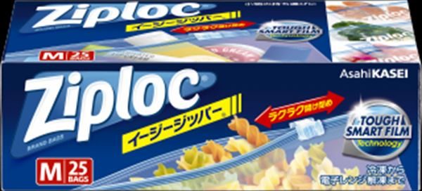 ジップロック イージージッパー M 大容量品 25枚入 【旭化成ホームプロダクツ】 【保存容器】
