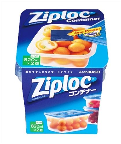 ジップロック　コンテナー　長方形　８２０ＭＬ