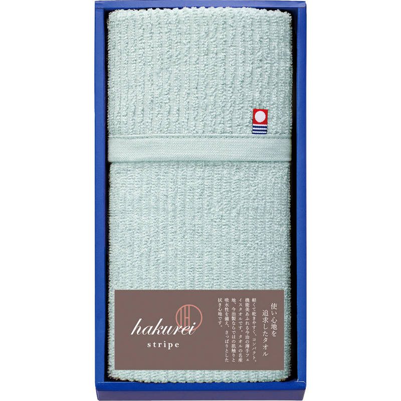 （品薄・入荷次第）今治 薄麗 フェイスタオル1P IPG43100-GY ブルーグレー