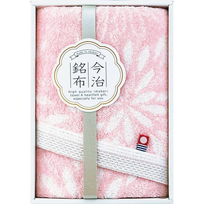 今治銘布 花衣 フェイスタオル1P 22743-02410-104 ピンク