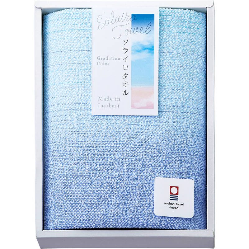 （予約受付・入荷次第）今治 ソライロタオル フェイスタオル1枚 SO1261 BL ブルー