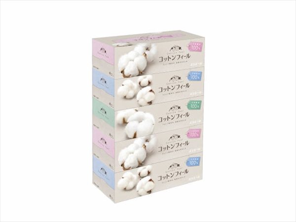 エリエールコットンフィールティシュ150W5P 【 大王製紙 】 【 ティッシュ 】