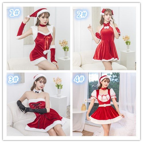 Christmas限定 クリスマス衣装 コスプレ ミニワンピース レディース 仮装 コスチューム