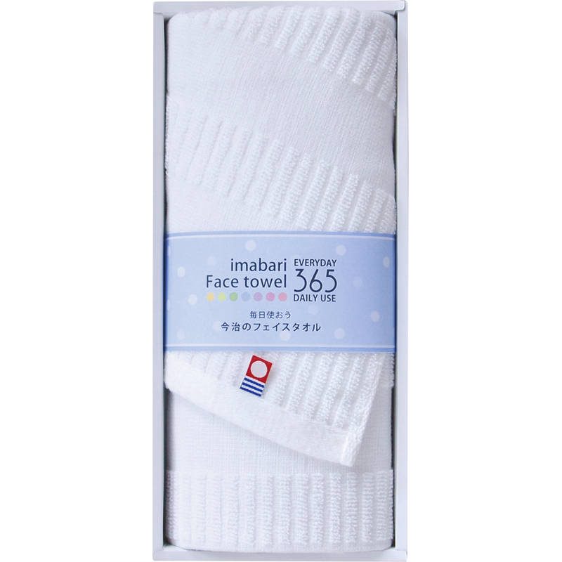 今治フェイスタオル365 フェイスタオル1P TQS0553211 ホワイト