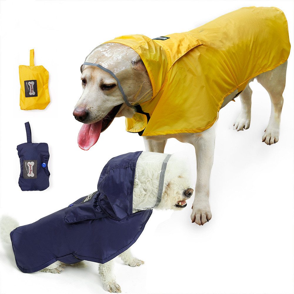 犬服 ペットレーンコート ペット服 イヌ服 ドッグウェア レインウェア ペット用品