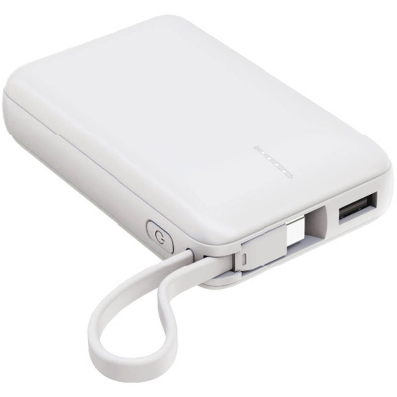HIDISC リン酸鉄リチウムイオンモバイルバッテリー 10000mAh HD-MB10000CRSLS WH ホワイト