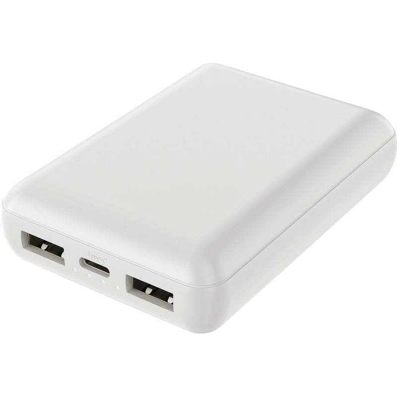HIDISC Type-C入出力対応モバイルバッテリー10000mAh HD4-MBTC10000WH ホワイト