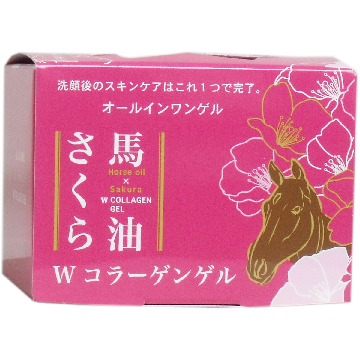 馬油さくら Ｗコラーゲンゲル １００ｇ