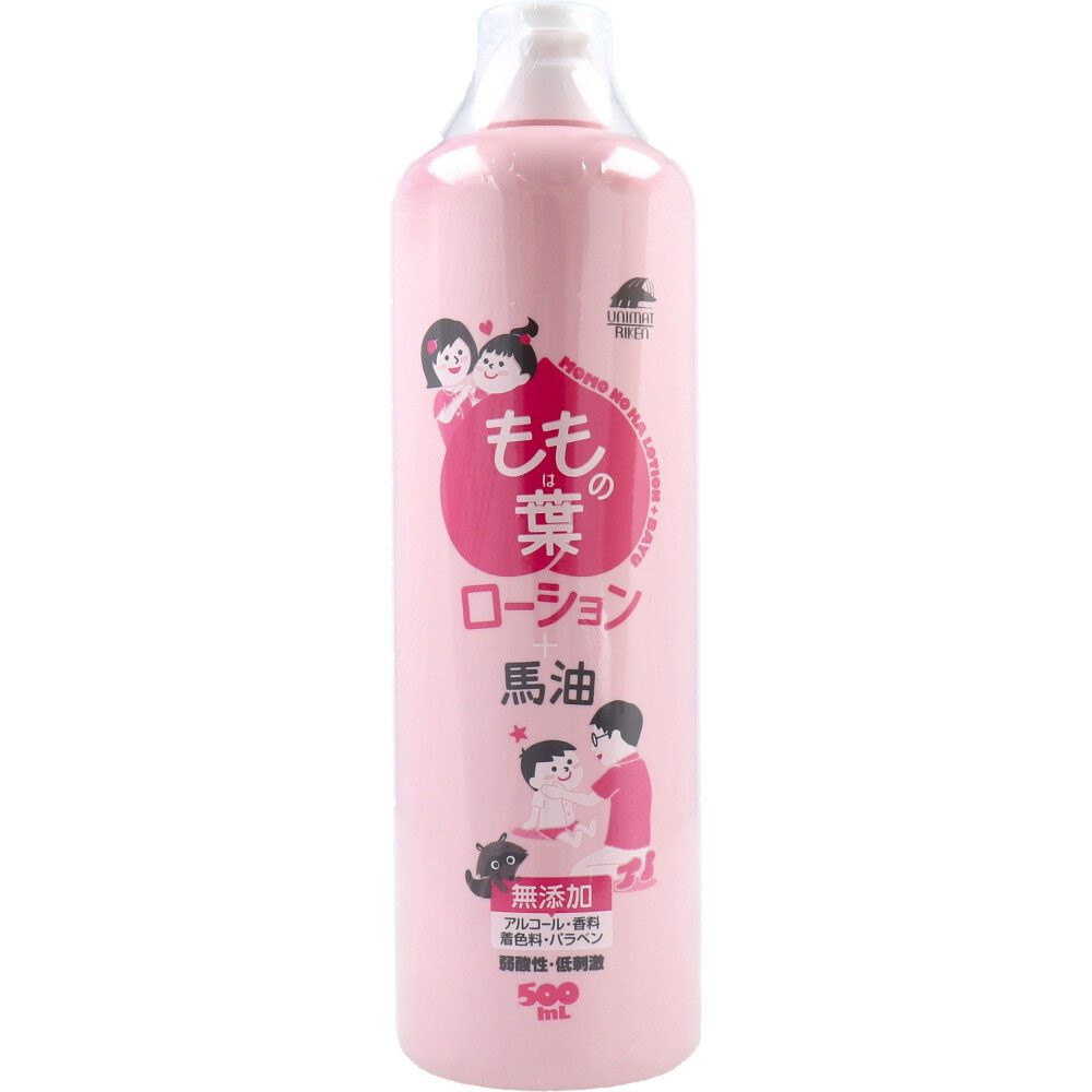ももの葉ローション＋馬油 500mL