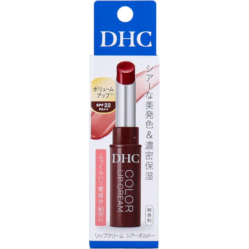 DHC リップクリーム シアーボルドー SPF22 PA++ 無香料 1.5g