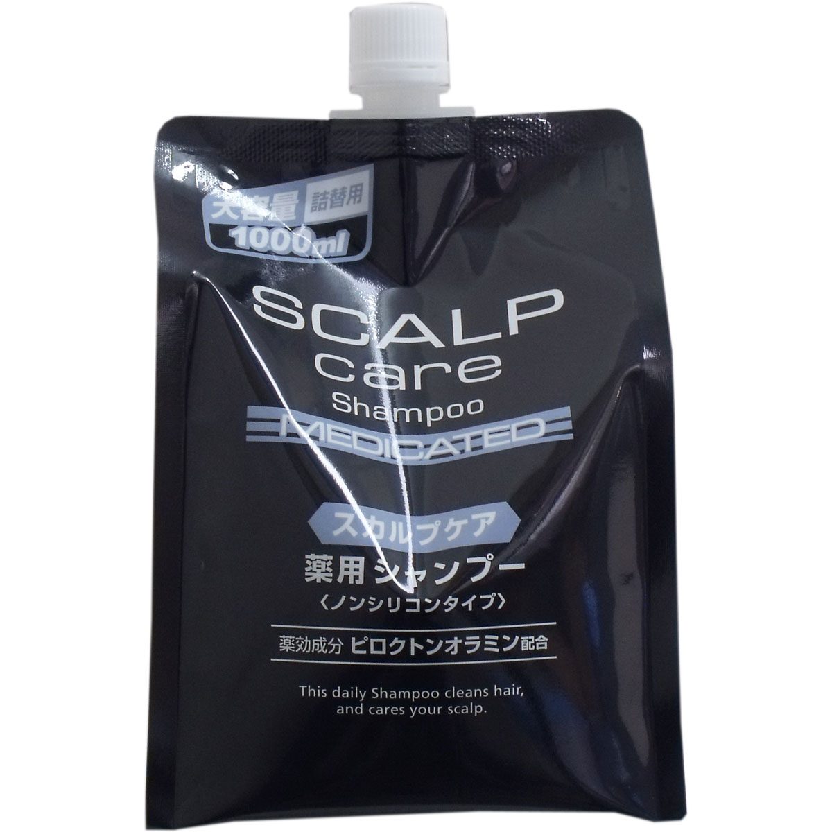 スカルプケア 薬用シャンプー ノンシリコンタイプ 大容量 詰替用 １０００ｍL