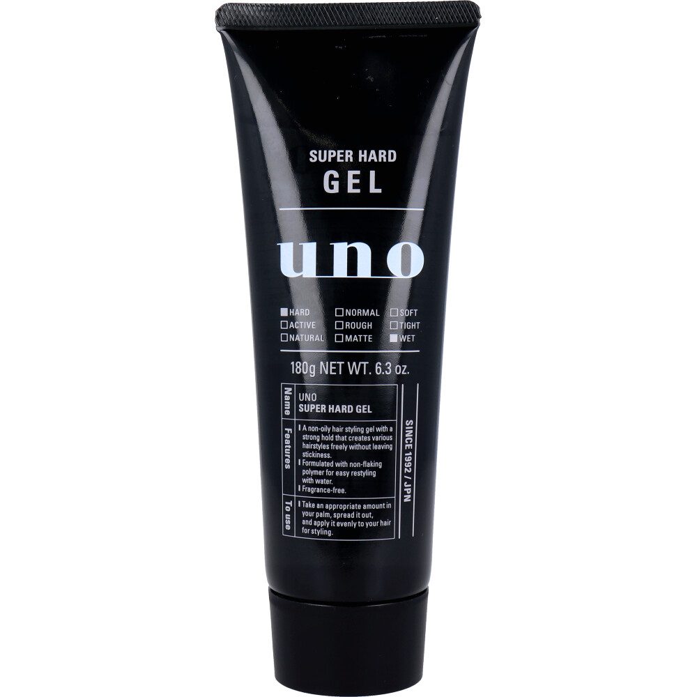 UNO(ウーノ) スーパーハードジェル f 整髪料 180g