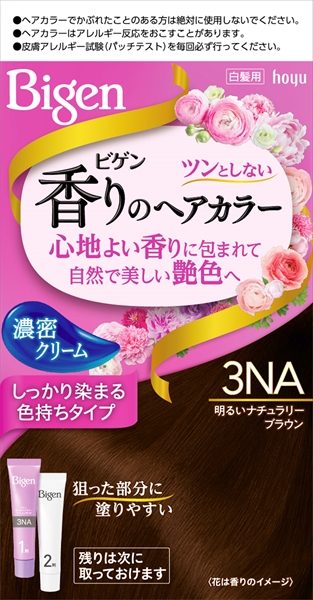 ビゲン　香りのヘアカラー　クリーム　３ＮＡ　明るいナチュラリーブラウン 【ホーユー】