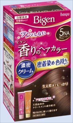 ビゲン　香りのヘアカラー　クリーム　５ＮＡ　深いナチュラリーブラウン 【 ヘアカラー・白髪用 】