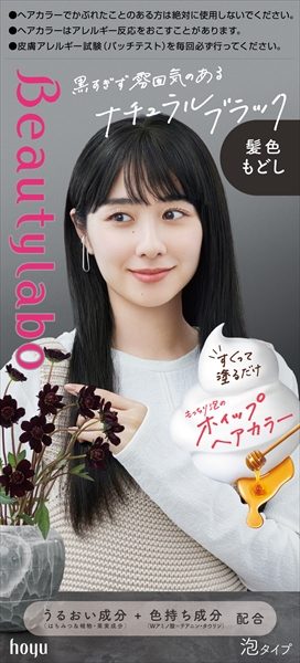 BeautyLabo（ビューティラボ） ホイップヘアカラー 髪色もどし ナチュラルブラック 【ヘアカラー・黒髪用】