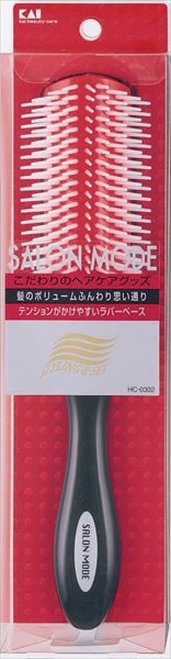 スタイリングブラシＬレッドラバー　ＨＣ０３０２ 【 貝印 】 【 ブラシ 】