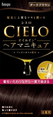 シエロ　オイルインヘアマニキュア　ダークブラウン