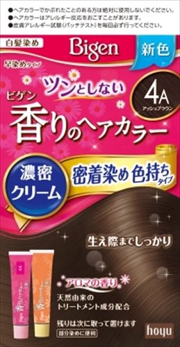 ビゲン　香りのヘアカラー　クリーム　４Ａ　アッシュブラウン