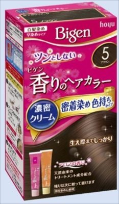 ビゲン　香りのヘアカラー　クリーム　５　ブラウン