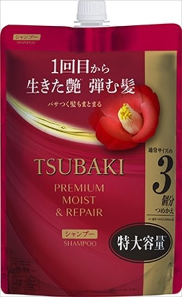 ＴＳＵＢＡＫＩ　プレミアム　モイスト＆リペア　シャンプー　つめかえ用　特大容量