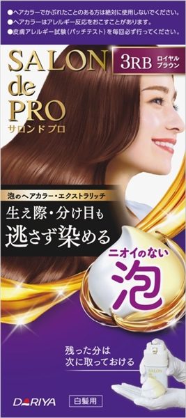 サロンドプロ　泡のヘアカラー・エクストラリッチ（白髪用）３ＲＢ＜ロイヤルブラウン＞