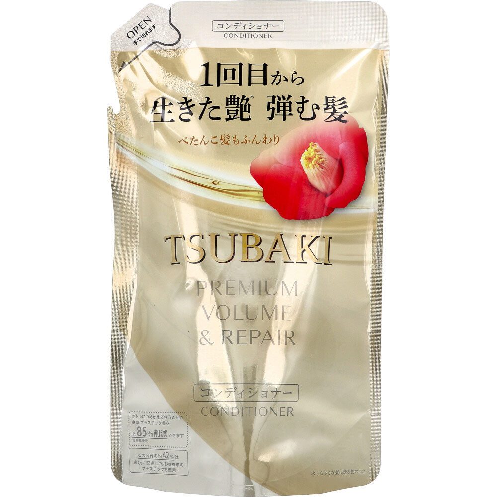 【数量限定入荷】TSUBAKI(ツバキ) プレミアム ボリューム＆リペア コンディショナー 詰替用 300mL