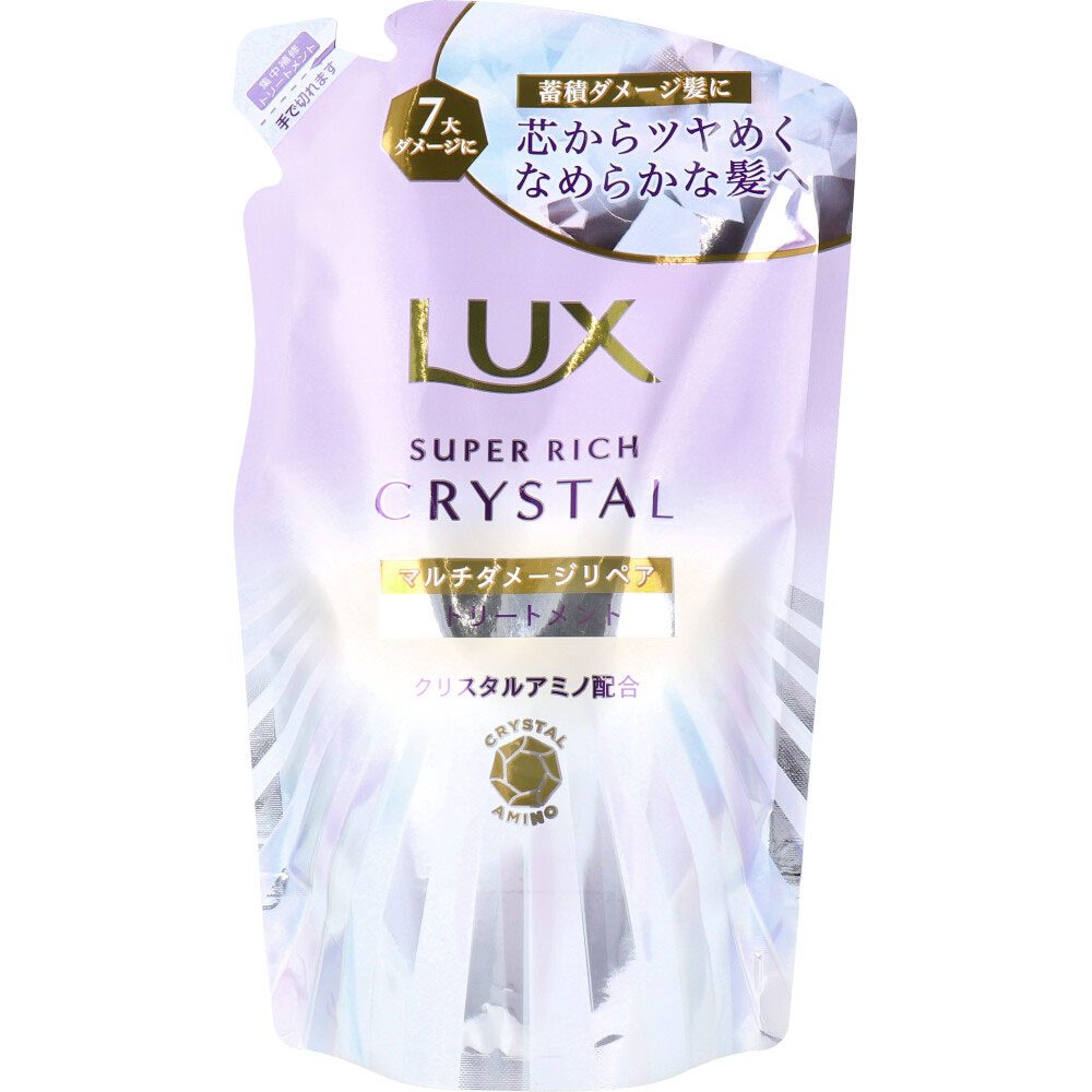 ラックス スーパーリッチクリスタル マルチダメージリペア トリートメント 詰替用 300g