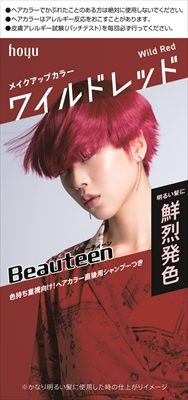 ビューティーン　メイクアップカラー　ワイルドレッド 【 ホーユー 】 【 ヘアカラー・黒髪用 】