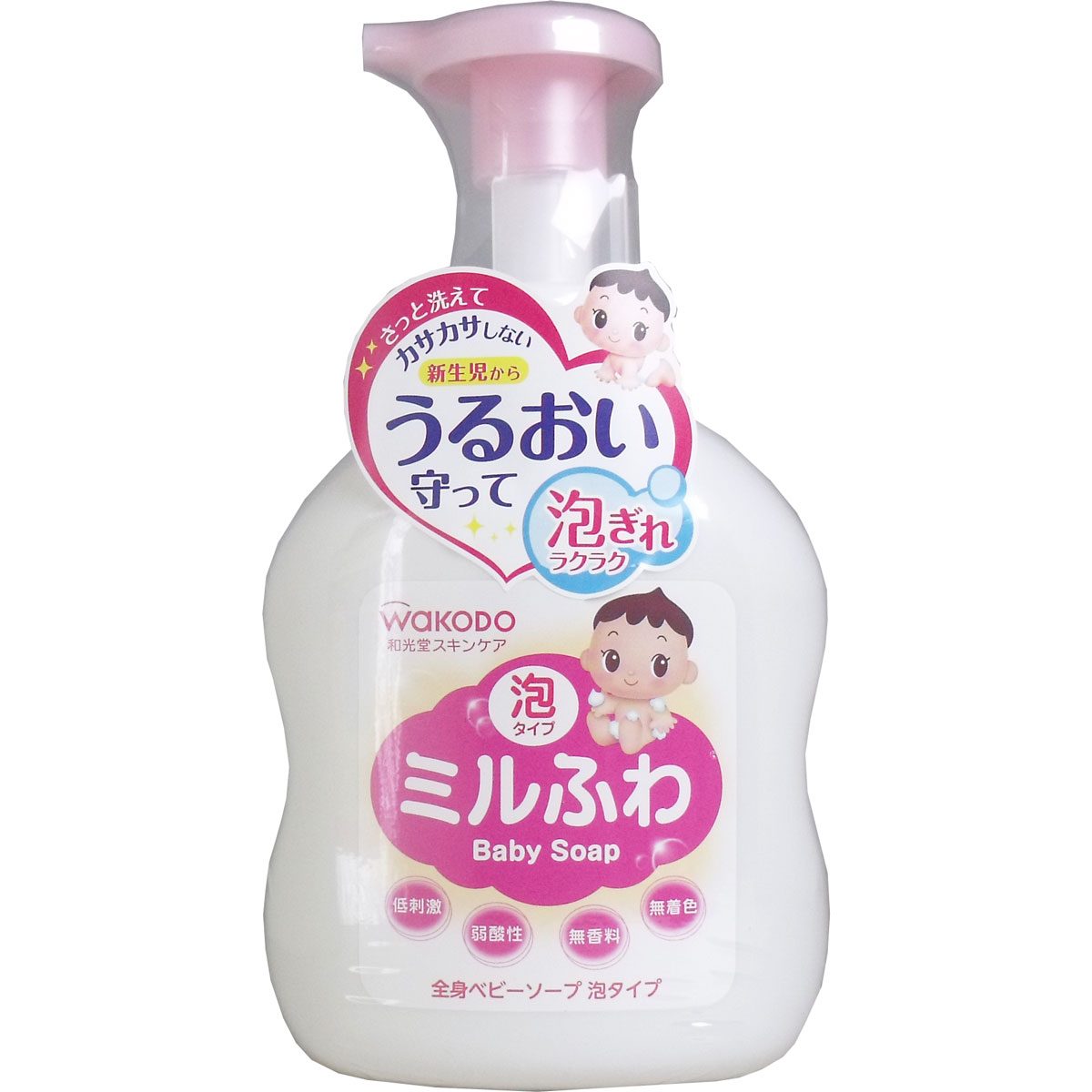 和光堂 ミルふわ 全身ベビーソープ 泡タイプ 本体 ４５０ｍＬ