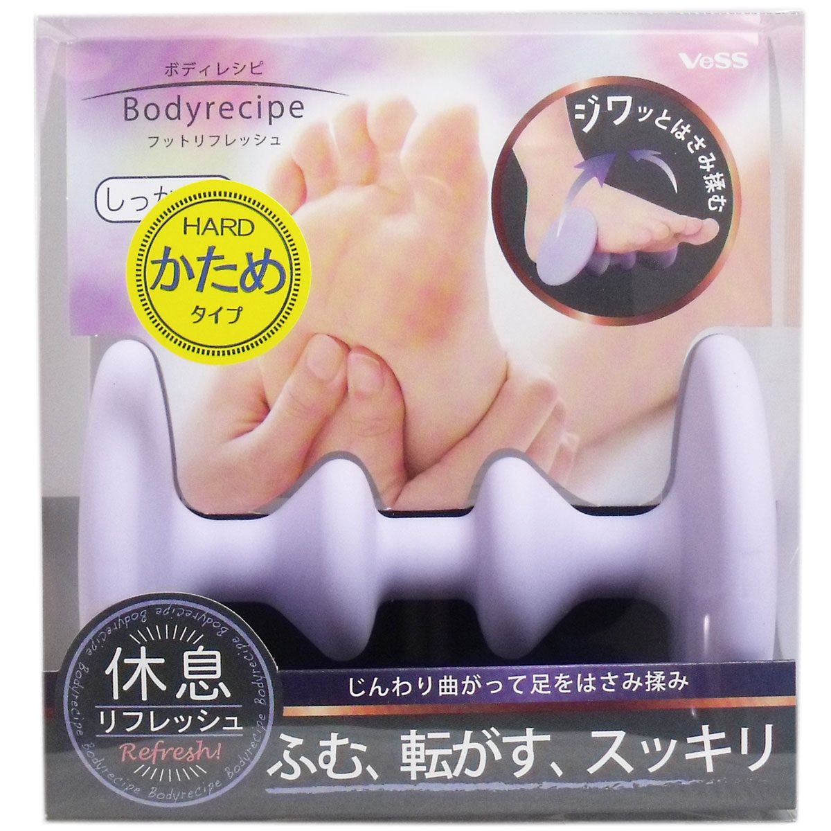 ボディレシピ フットリフレッシュ ハード（かため）タイプ １個入