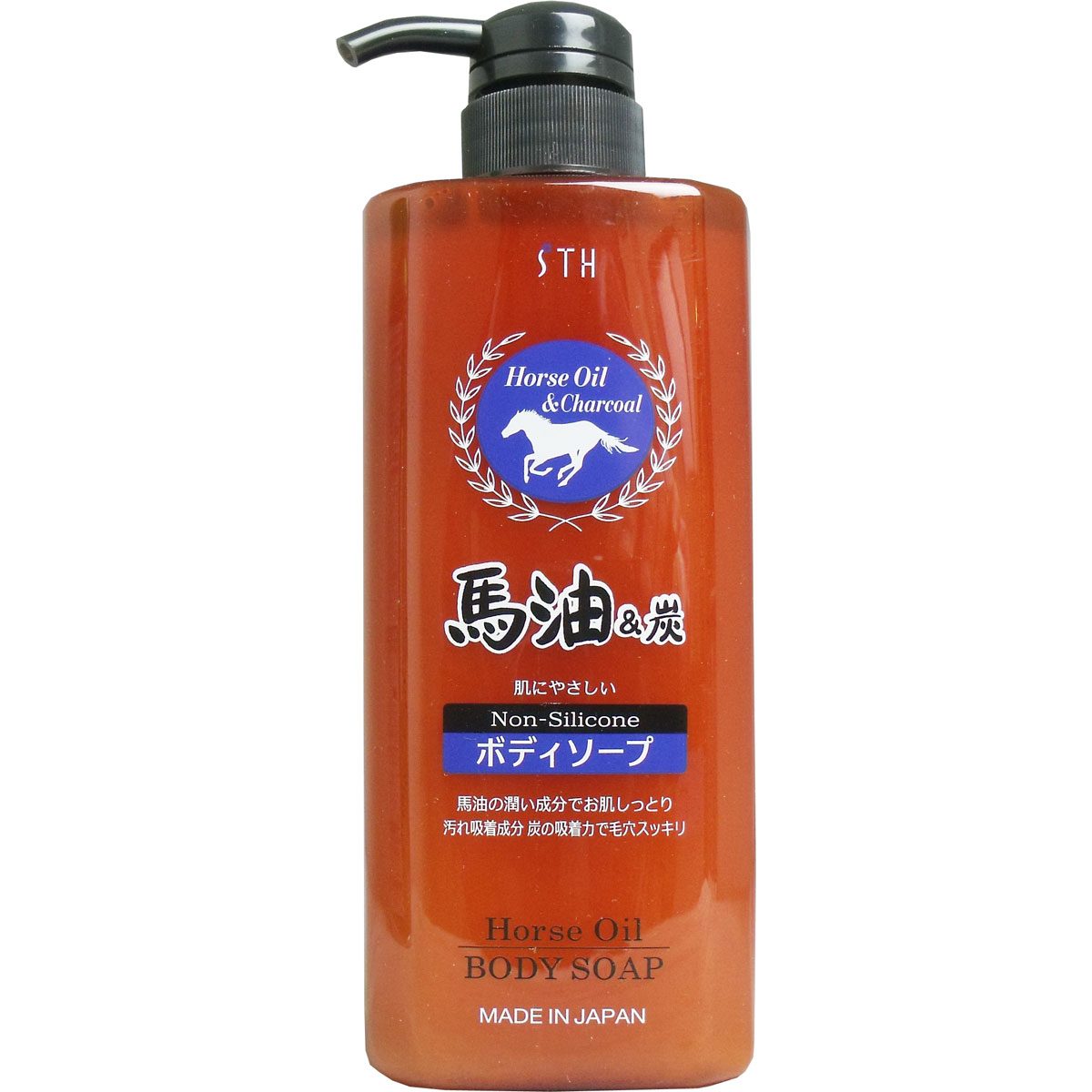馬油＆炭ボディソープ ６００ｍＬ