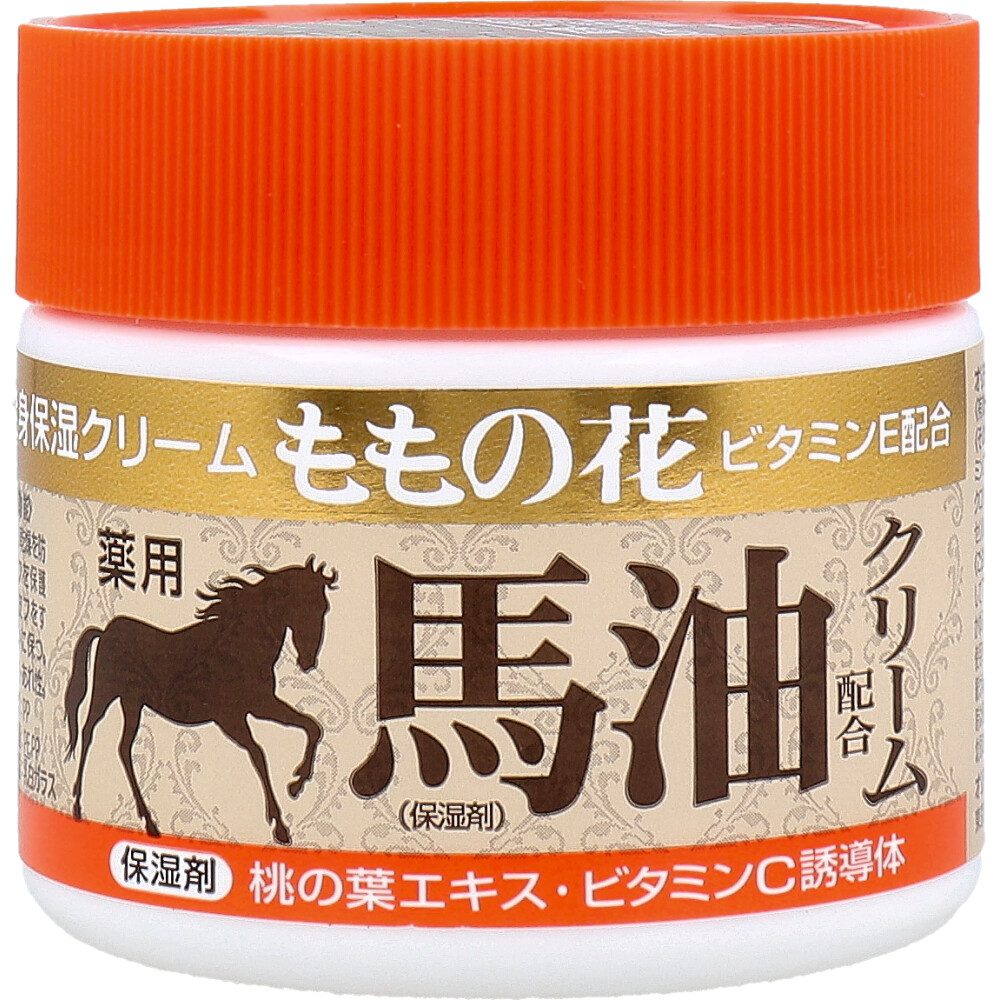 全身保湿クリーム ももの花 薬用 馬油配合クリーム 70g