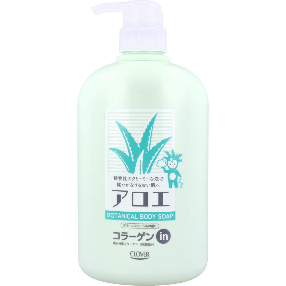 ナチュラルボディソープ アロエ グリーンフローラルの香り 800mL