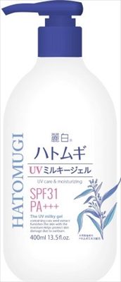 麗白　ハトムギ　ＵＶミルキージェル　ＳＰＦ３１　ＰＡ＋＋＋　ポンプタイプ　大容量