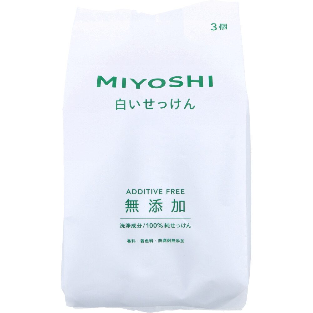 無添加 白いせっけん 108g×3個