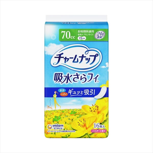 チャームナップ長時間快適用１６枚 【 ユニ・チャーム（ユニチャーム） 】 【 生理用品 】