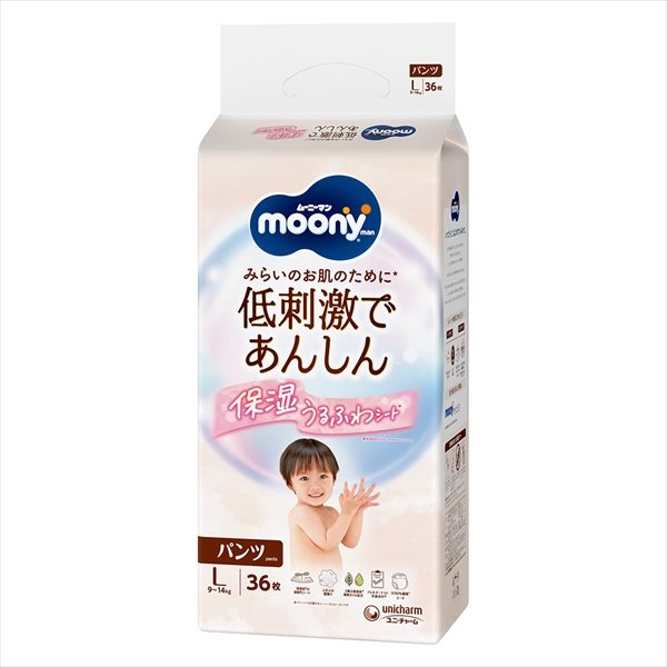 ムーニーマン低刺激であんしんＬ３６枚【 ユニ・チャーム 】