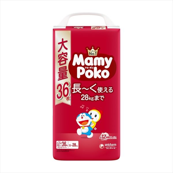 マミーポコパンツビッグ大３６枚ドラえもん 【 ユニ・チャーム 】 【 オムツ 】