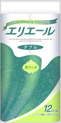 エリエールトイレットティシュー12ロール(ダブル) 【 大王製紙 】 【 トイレットペーパー 】