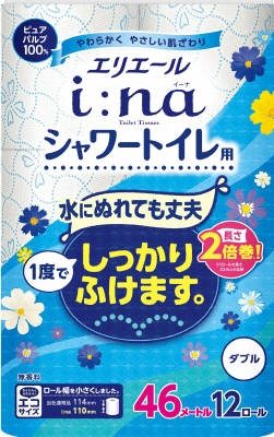 エリエールイーナトイレットシャワーダブル